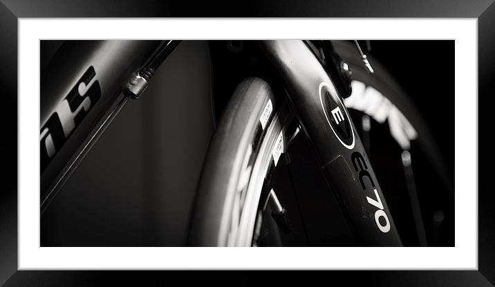  Road Bike Framed Mounted Print by Simon Wrigglesworth