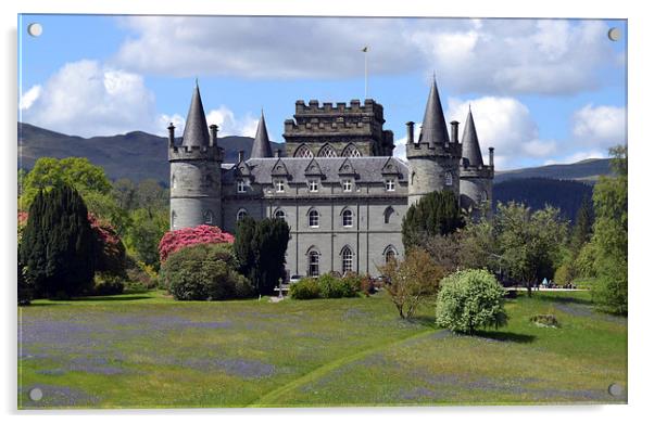 Inveraray Castle Acrylic by Paul Collis