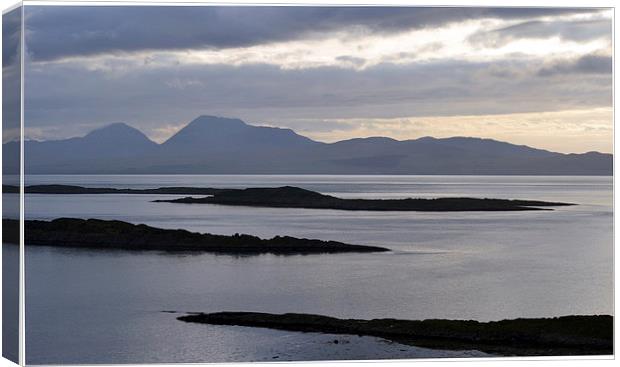  A view to the isle of Jura Canvas Print by Paul Collis