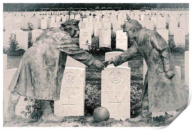  Christmas Truce Print by Rob Lester