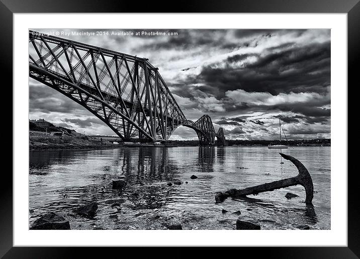 The Forth Bridge Framed Mounted Print by Roy Macintyre