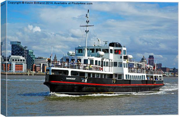  Mersey Ferry Canvas Print by Kevin Britland