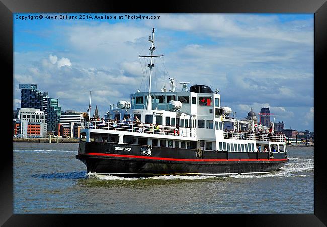  Mersey Ferry Framed Print by Kevin Britland