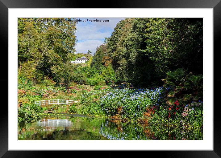  Cornish garden Framed Mounted Print by Kevin Britland
