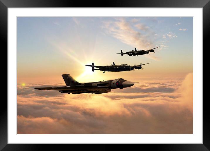 Bombers Unite Framed Mounted Print by J Biggadike