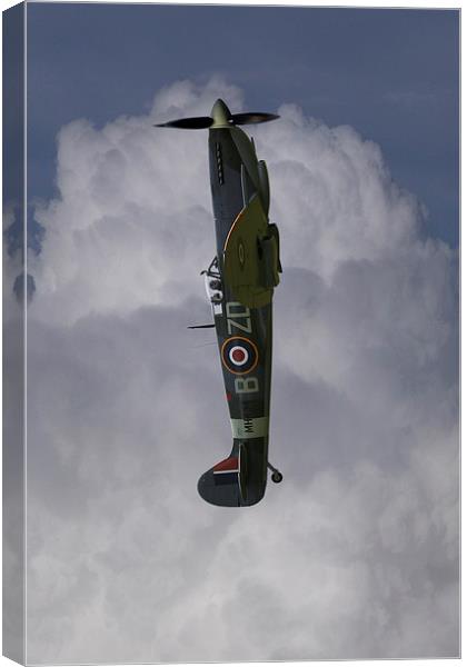  Spitfire MH434 vertical Canvas Print by Oxon Images