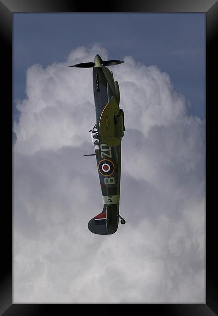  Spitfire MH434 vertical Framed Print by Oxon Images