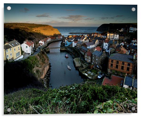 Staithes, North Yorkshire  Acrylic by Dave Hudspeth Landscape Photography