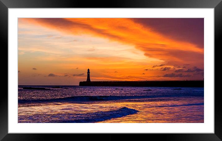  Basking in the glow Framed Mounted Print by Kev Alderson