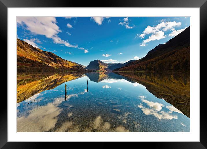 Buttermere Lake District Framed Mounted Print by Rick Bowden
