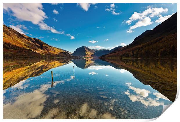 Buttermere Lake District Print by Rick Bowden