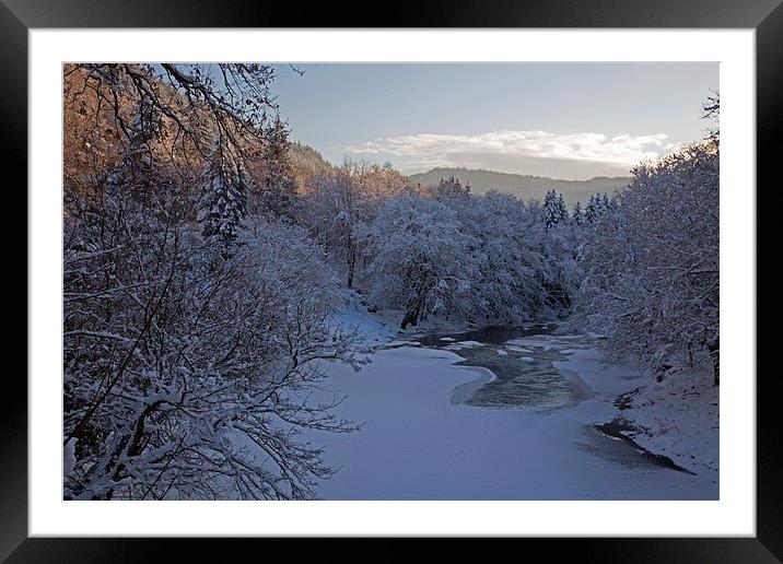  Snow, ice and magic Framed Mounted Print by Stephen Prosser