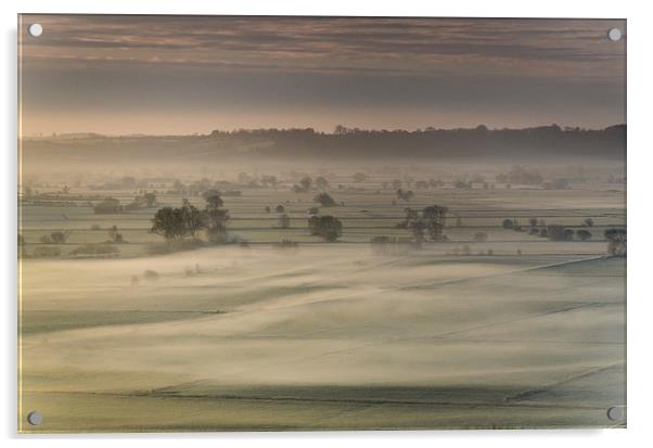  Moors Mist, Somerset Acrylic by Bob Small