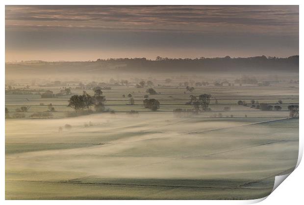  Moors Mist, Somerset Print by Bob Small