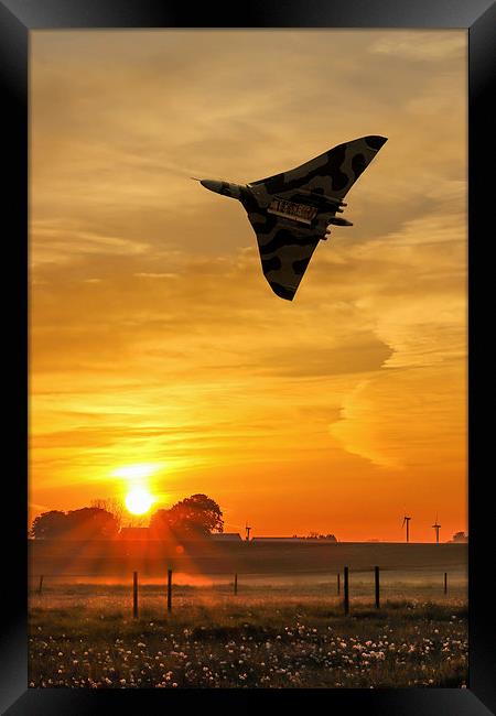Vulcans Bomb bay Framed Print by J Biggadike