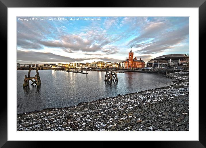  Pierhead Building, Cardiff Bay Framed Mounted Print by Richard Parry