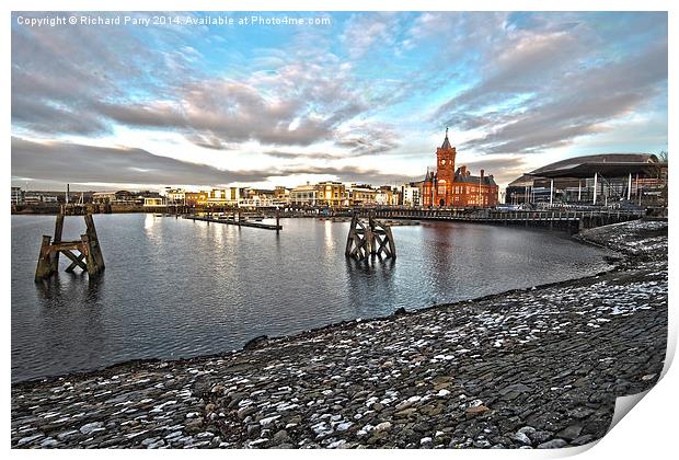 Pierhead Building, Cardiff Bay Print by Richard Parry