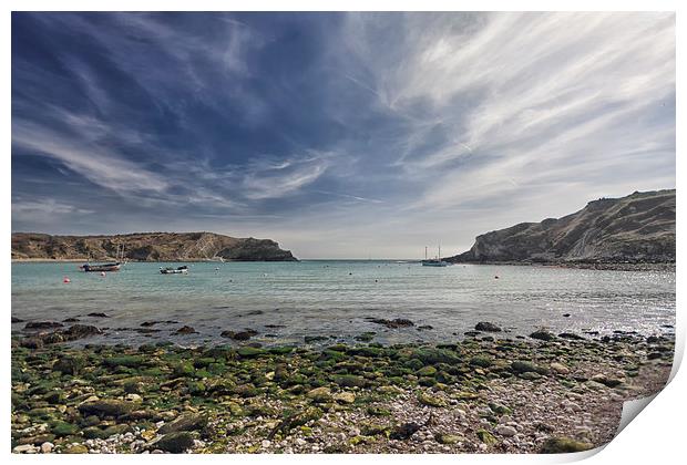  Lulworth Beach. Print by Mark Godden