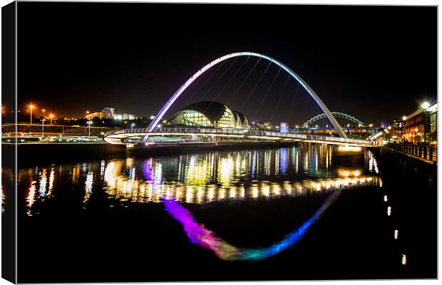  Newcastle Quayside Canvas Print by Northeast Images