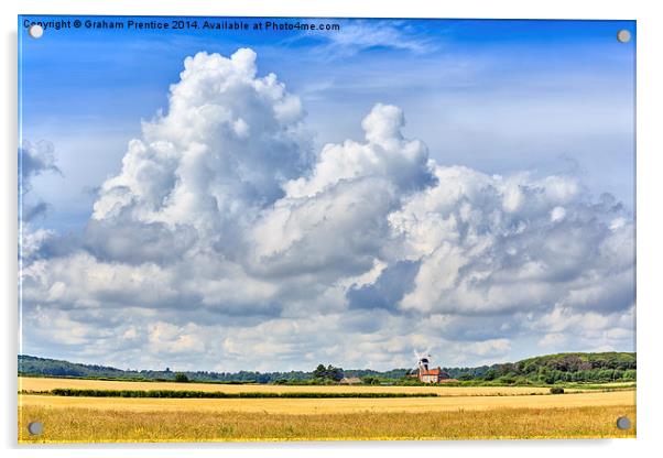 Norfolk Big Sky Acrylic by Graham Prentice