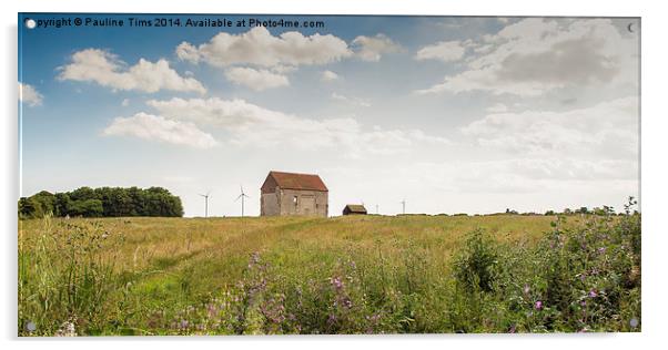  Saint Peter on the Wall Bradwell on Sea Essex UK Acrylic by Pauline Tims