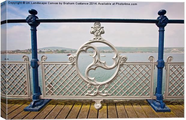  Swanage Canvas Print by Graham Custance
