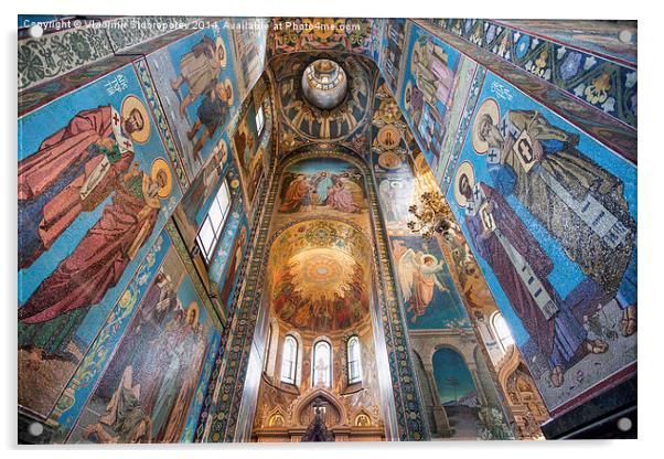   Church of the Savior on Blood  Acrylic by Vladimir Sidoropolev