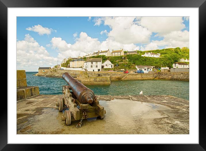  Porthleven Cornwall Framed Mounted Print by Clive Eariss