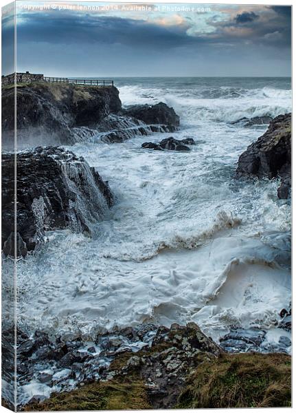  THE STORM Canvas Print by Peter Lennon