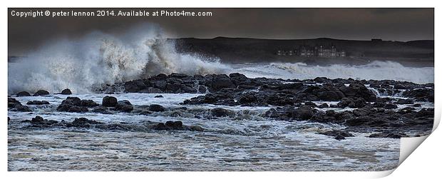  Raging Runkerry Print by Peter Lennon