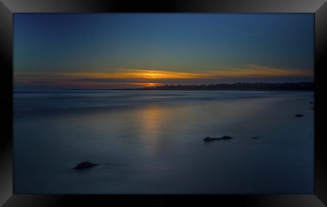 Mavillette Sunset, Yarmouth, Nova Scotia, Canada Framed Print by Mark Llewellyn