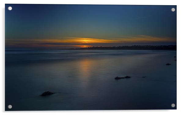 Mavillette Sunset, Yarmouth, Nova Scotia, Canada Acrylic by Mark Llewellyn