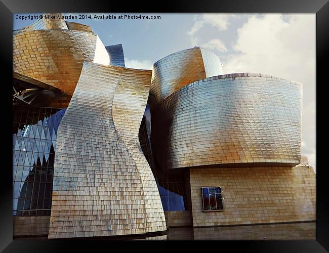 Guggenheim Museum Bilbao Framed Print by Mike Marsden
