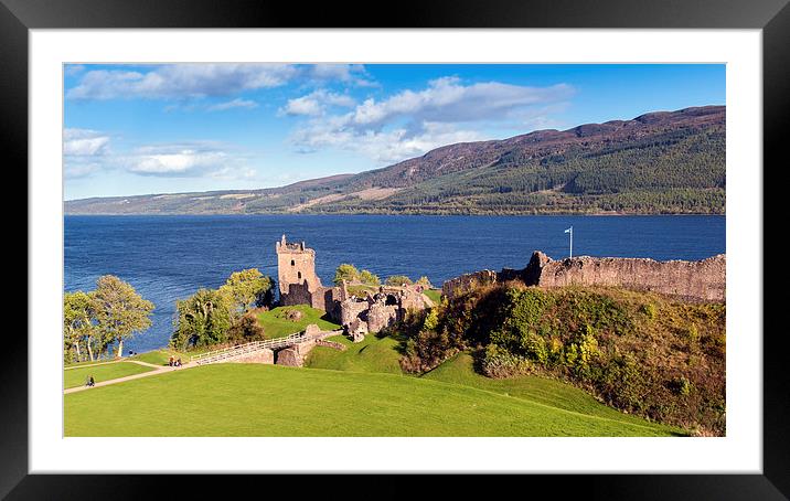 Castle Urquhart Loch Ness Framed Mounted Print by Gary Eason