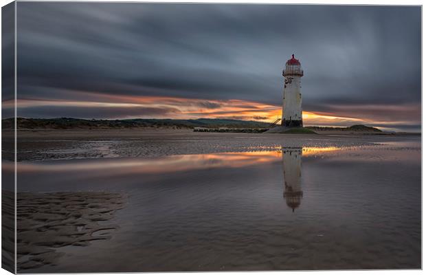 Point of Ayr Lighthouse  Canvas Print by Jed Pearson