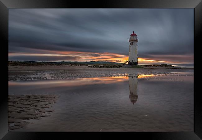 Point of Ayr Lighthouse  Framed Print by Jed Pearson