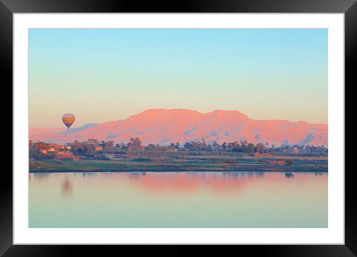 Morning Balloons Framed Mounted Print by Charlotte Moon