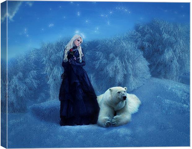  Winter Magic Canvas Print by Debra Kelday