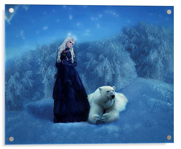  Winter Magic Acrylic by Debra Kelday