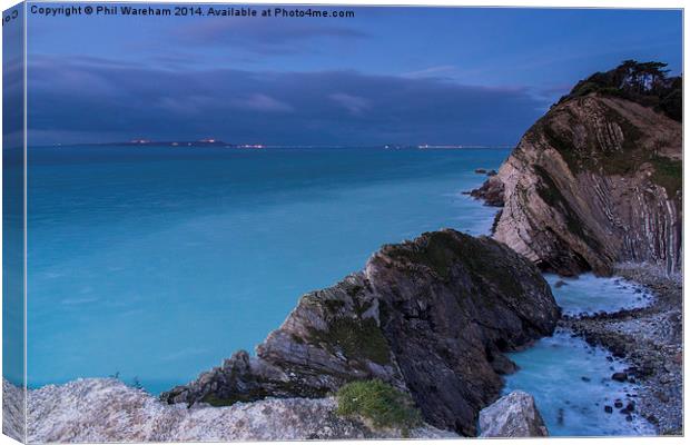  Stairhole Lulworth Cove Canvas Print by Phil Wareham
