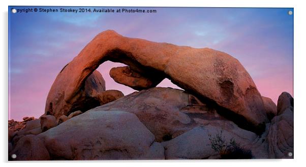  Arch Rock Acrylic by Stephen Stookey