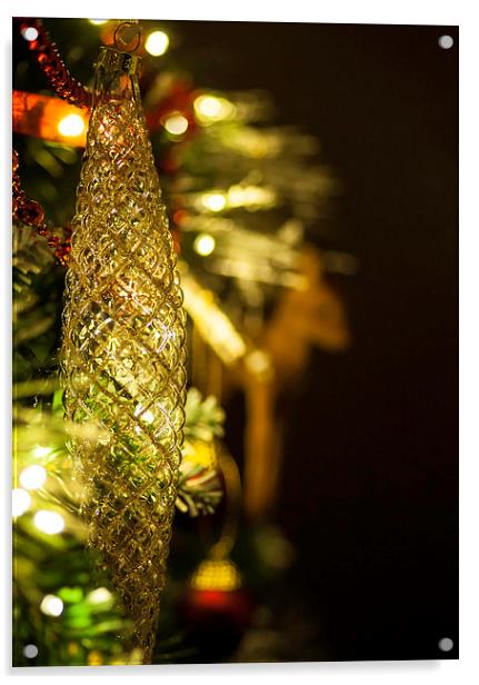 Oh Christmas Tree Acrylic by Tanya Hall