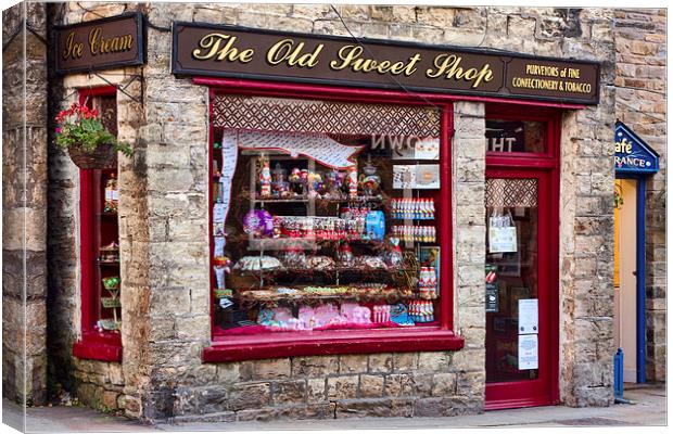  The Old Sweet Shop Canvas Print by Gary Kenyon