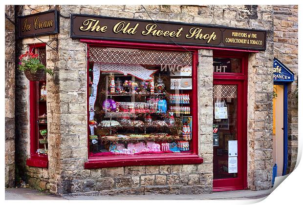  The Old Sweet Shop Print by Gary Kenyon