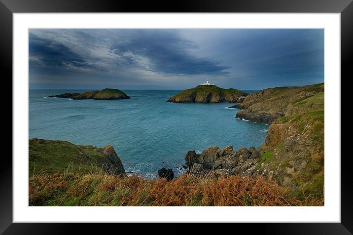 Strumble Head Framed Mounted Print by Mark Robson