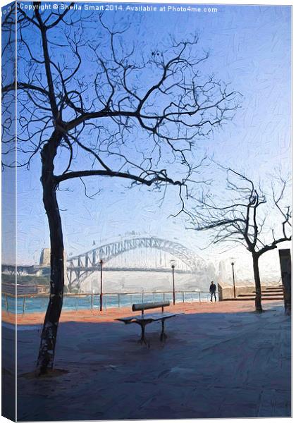  Misty Sydney morning Canvas Print by Sheila Smart