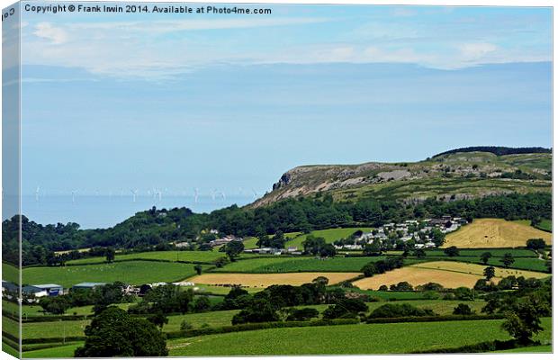  Typical Welsh landscape and seascape Canvas Print by Frank Irwin
