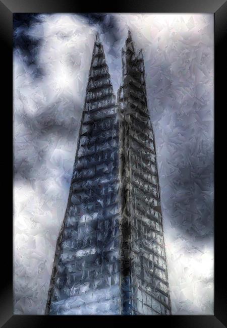 The Shard of Shards Framed Print by David Pyatt