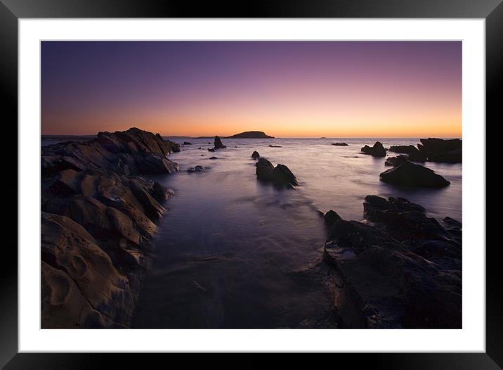 The Teeth of Twilight Framed Mounted Print by Mike Dawson
