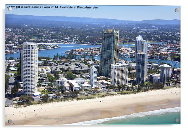  High Rise at Surfers Paradise Acrylic by Carole-Anne Fooks